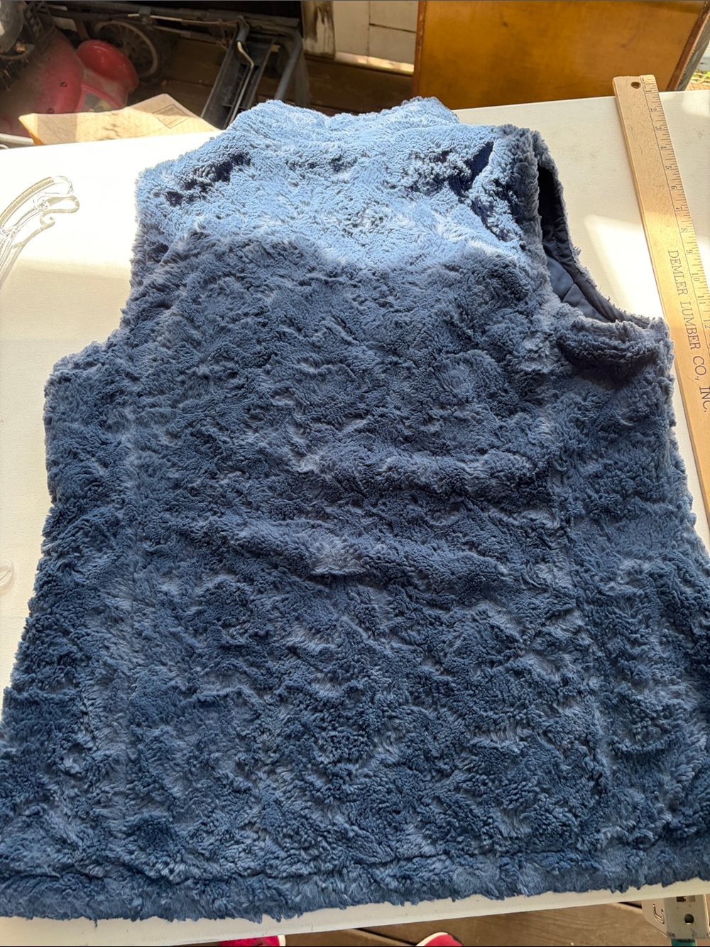 The North Face Women’s Reversible Puffer Vest Blue - Picture 10 of 12